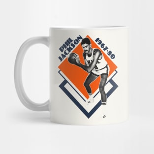 Phil Jackson Retro Style Trading Card Mug